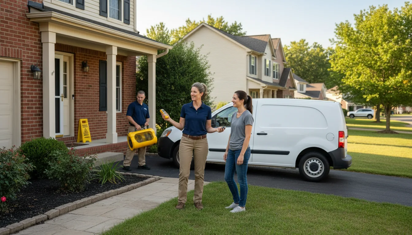Water restoration image for Water Damage & Restoration Services in Bay, AR